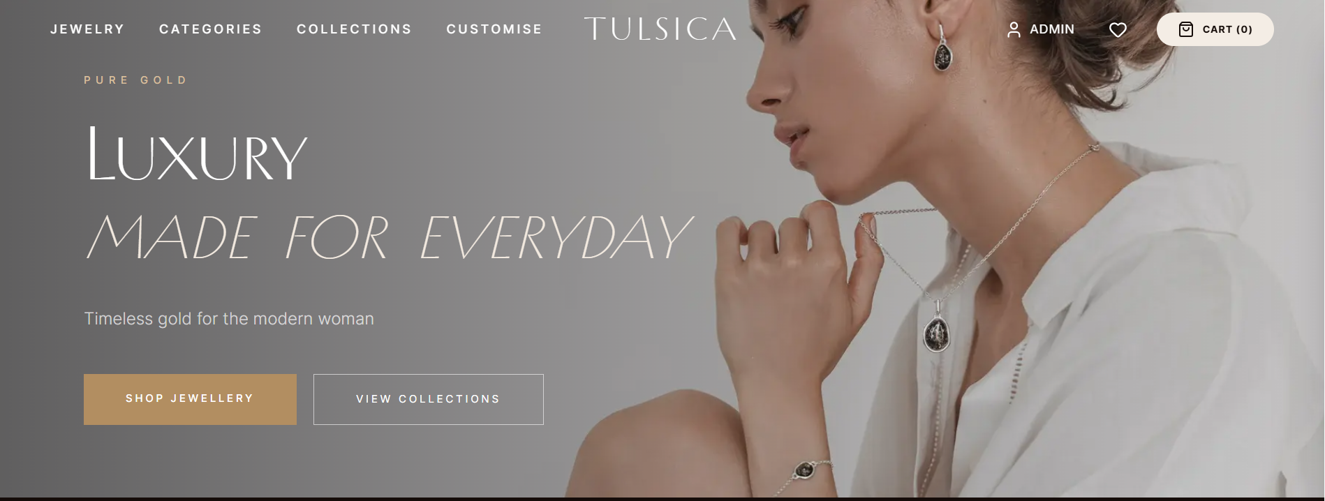 Tulsica Jewellery — D2C E-Commerce case study by TurtlTech